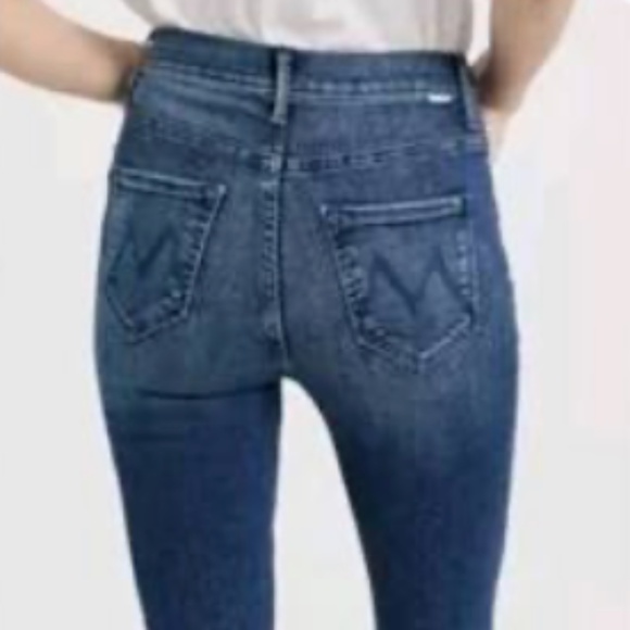 MOTHER The Stash Swooner Ankle Fray "Chick Flick" Size 31 EUC! - Picture 2 of 16